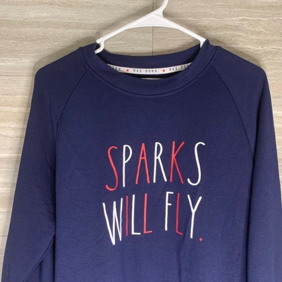 Women’s Rae Dunn Sparks Will Fly Sweatshirt - Picture 4 of 7